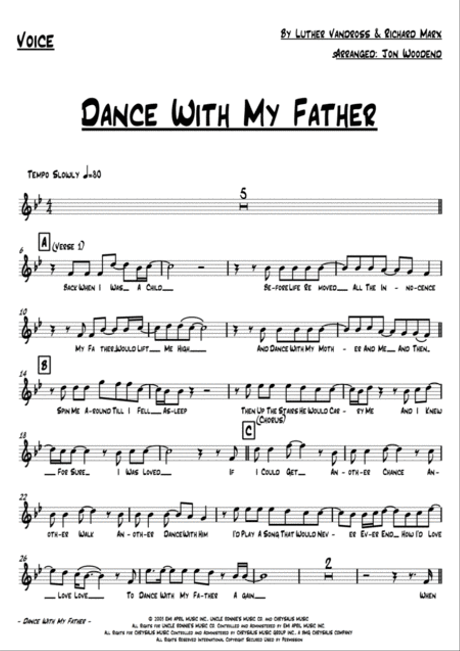 Dance With My Father Large Ensemble scores gallery preview page 2