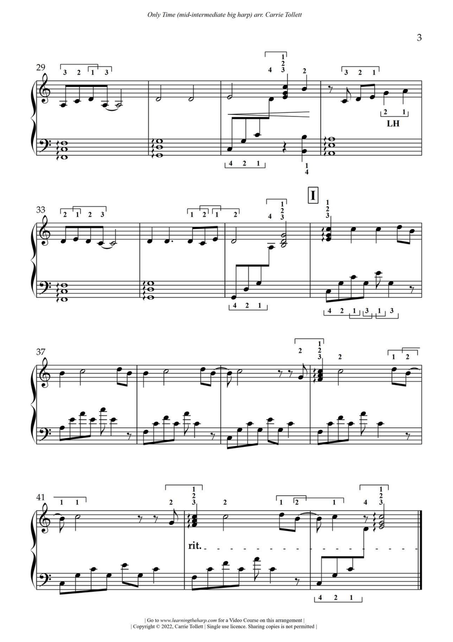 Only Time Harp scores gallery preview page 4