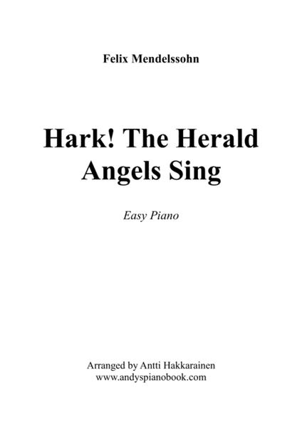 Hark! The Herald Angels Sing - Easy Piano
