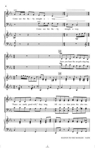 Hasten To The Manger (With "Pat-A-Pan") (arr. Stan Pethel)