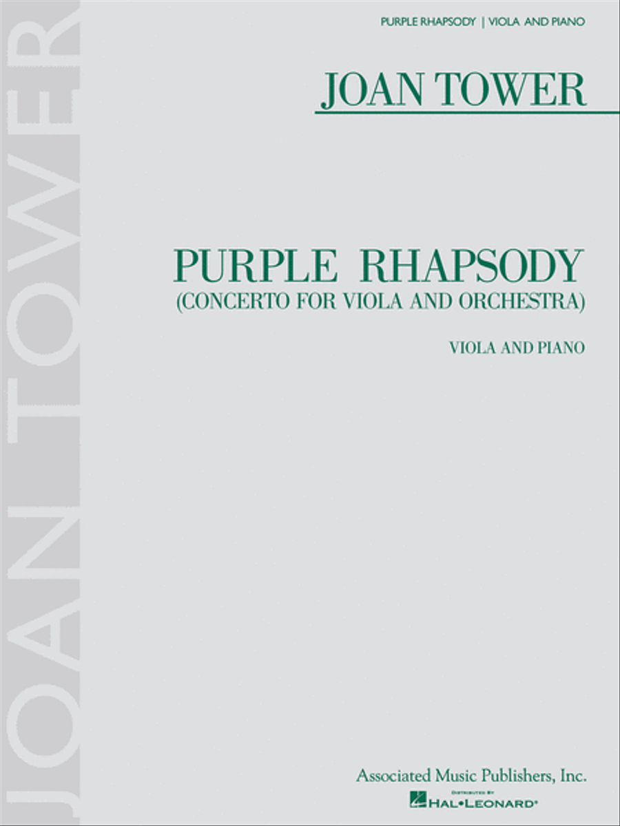 Purple Rhapsody Piano Accompaniment scores gallery preview page 1
