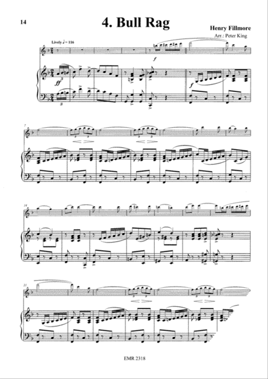 15 Rags Flute Solo scores gallery preview page 6