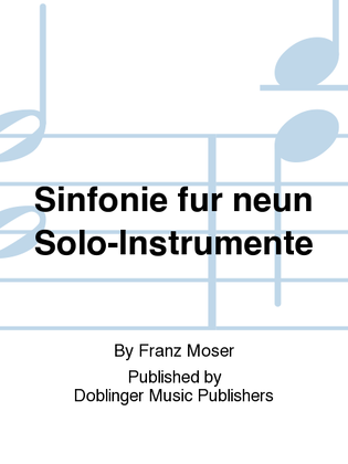 Sinfonie fur neun Solo-Instrumente