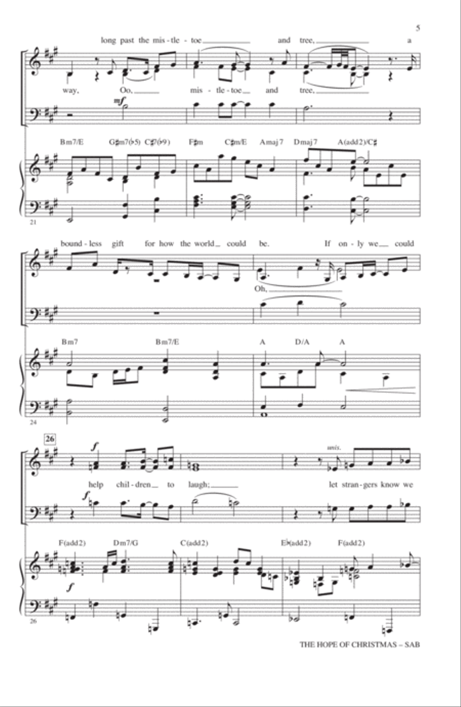 The Hope Of Christmas The Hope Of Christmas 3-Part scores gallery preview page 4