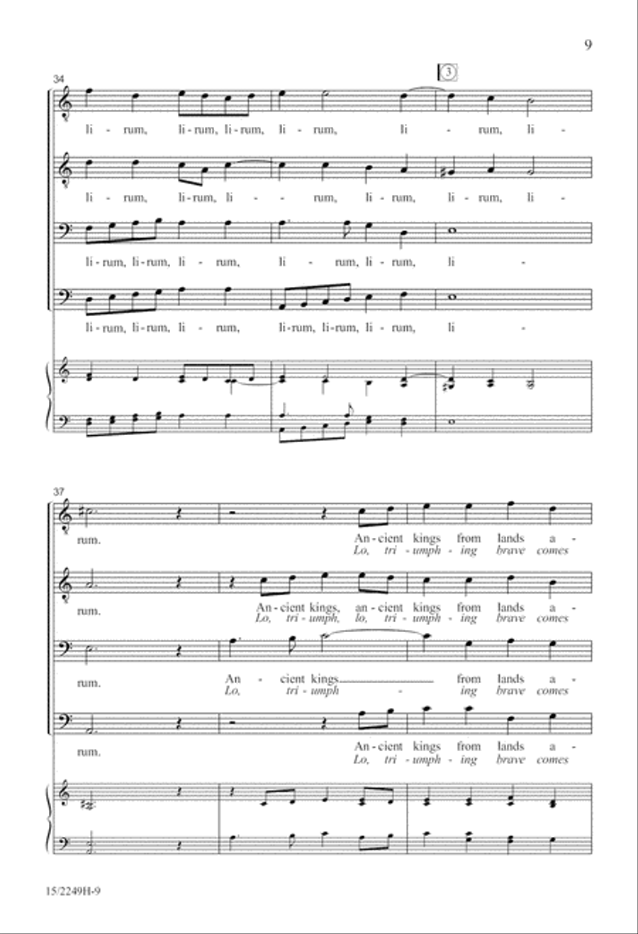 Lirum Lirum TTBB scores gallery preview page 9