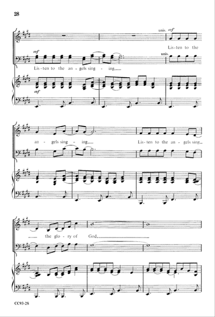Jesus Is Born Jesus Is Born 4-Part scores gallery preview page 30