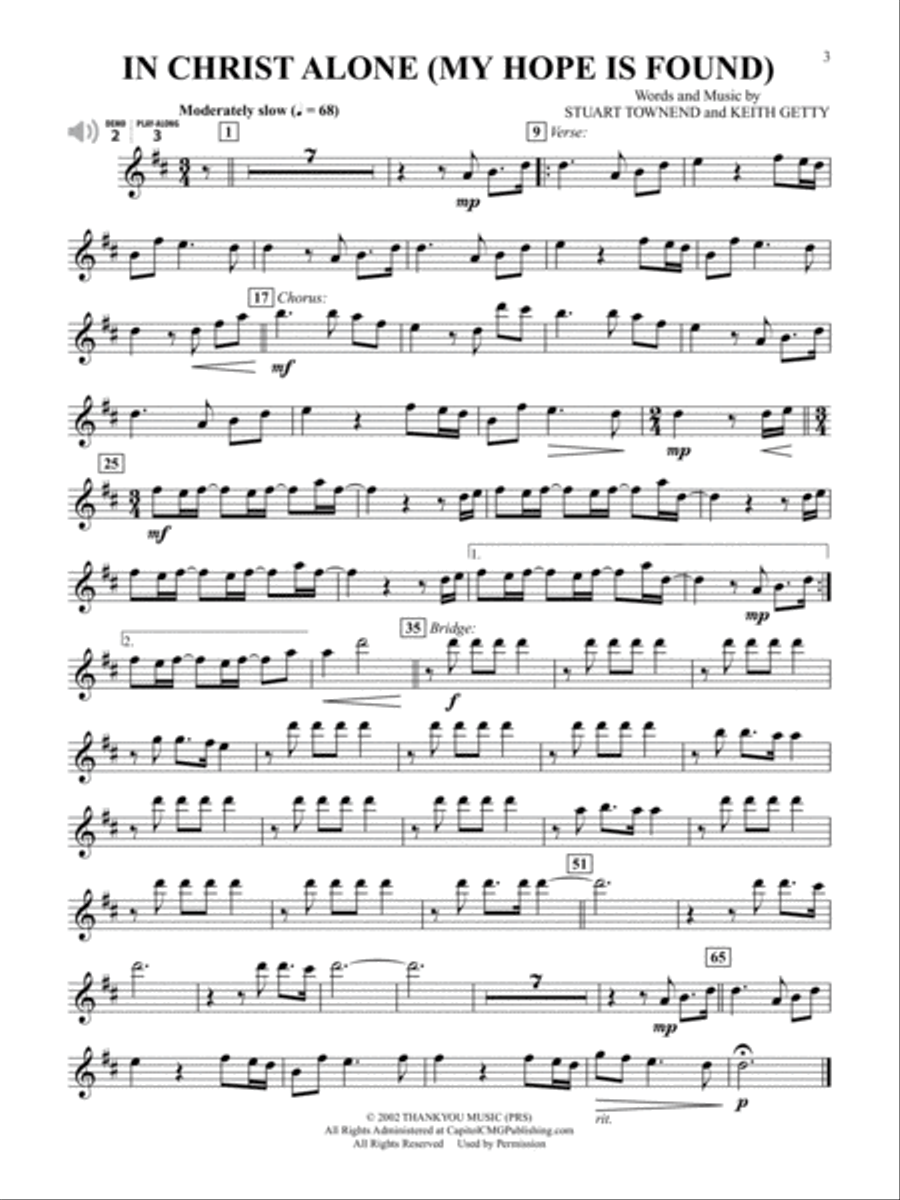 Top Christian Hits Instrumental Solos Alto Saxophone scores gallery preview page 3