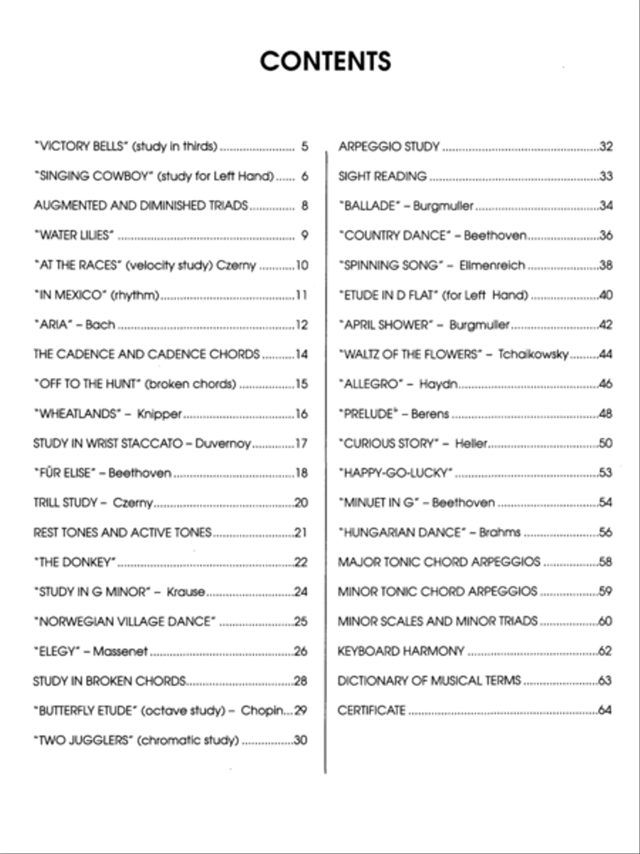 Michael Aaron Piano Course Lessons Grade 3 Piano Method scores gallery preview page 2
