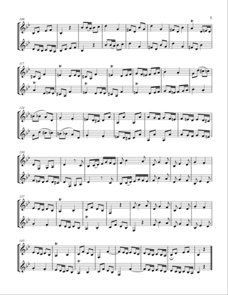 6 Canonic Duets 6 Canonic Duets Piccolo Trumpet scores gallery preview page 6