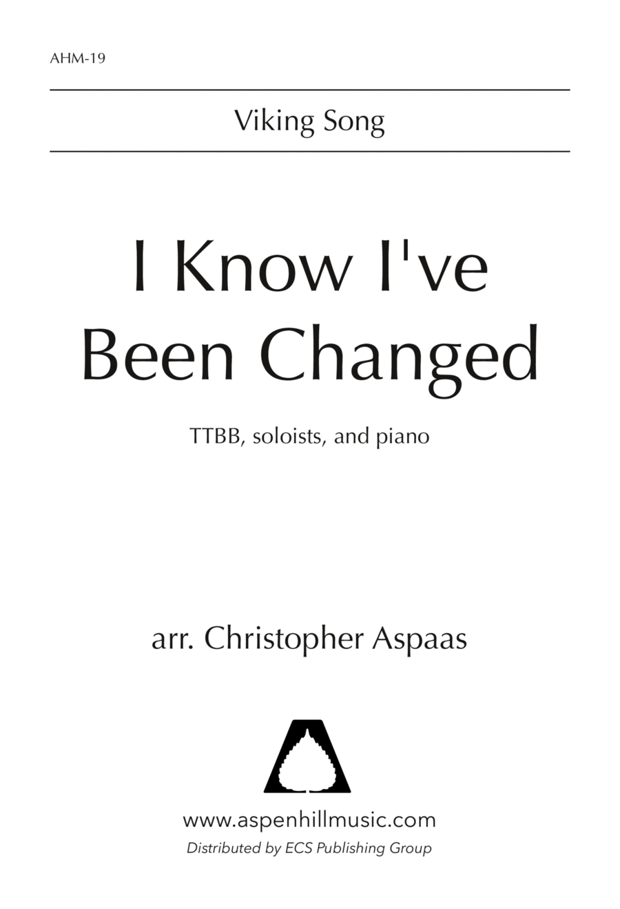 I Know I've Been Changed I Know I've Been Changed TTBB scores gallery preview page 1