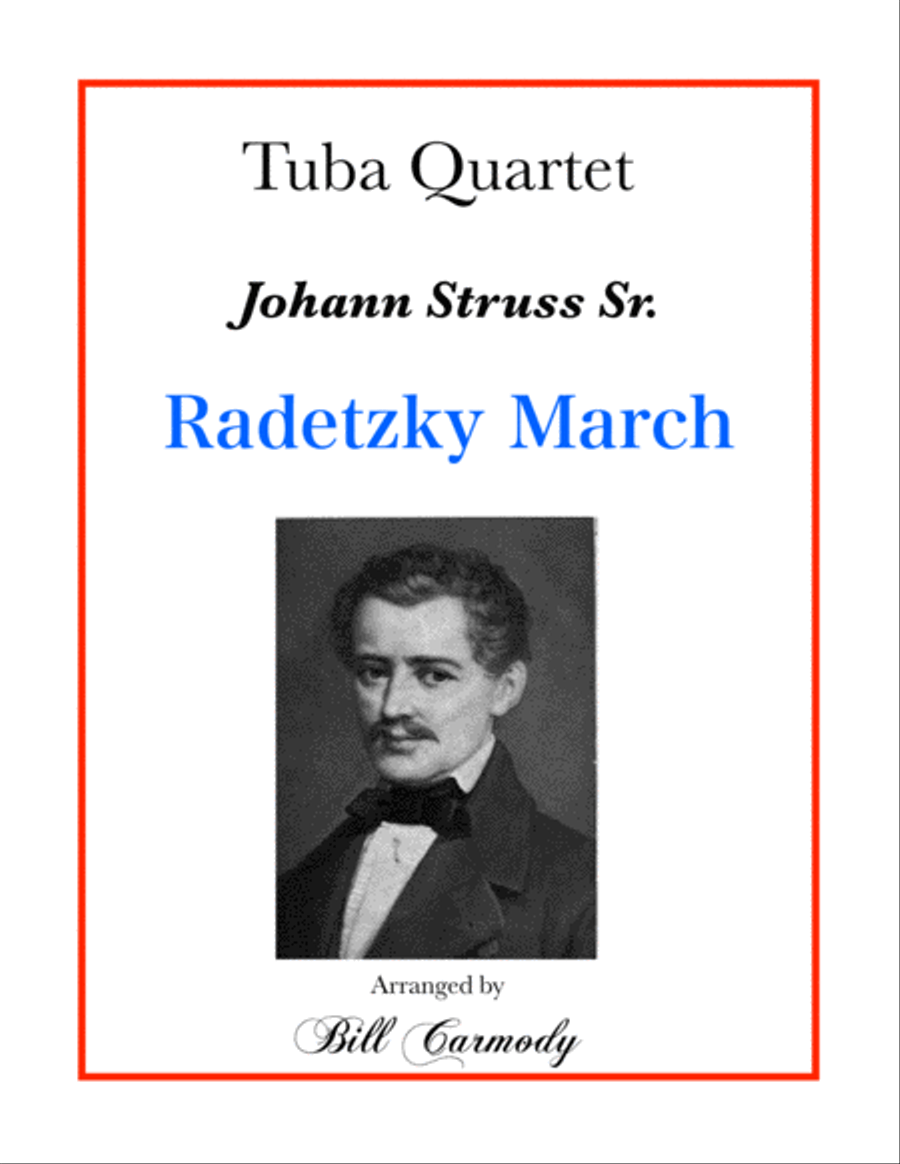 Radetzky March Brass Ensemble scores gallery preview page 1