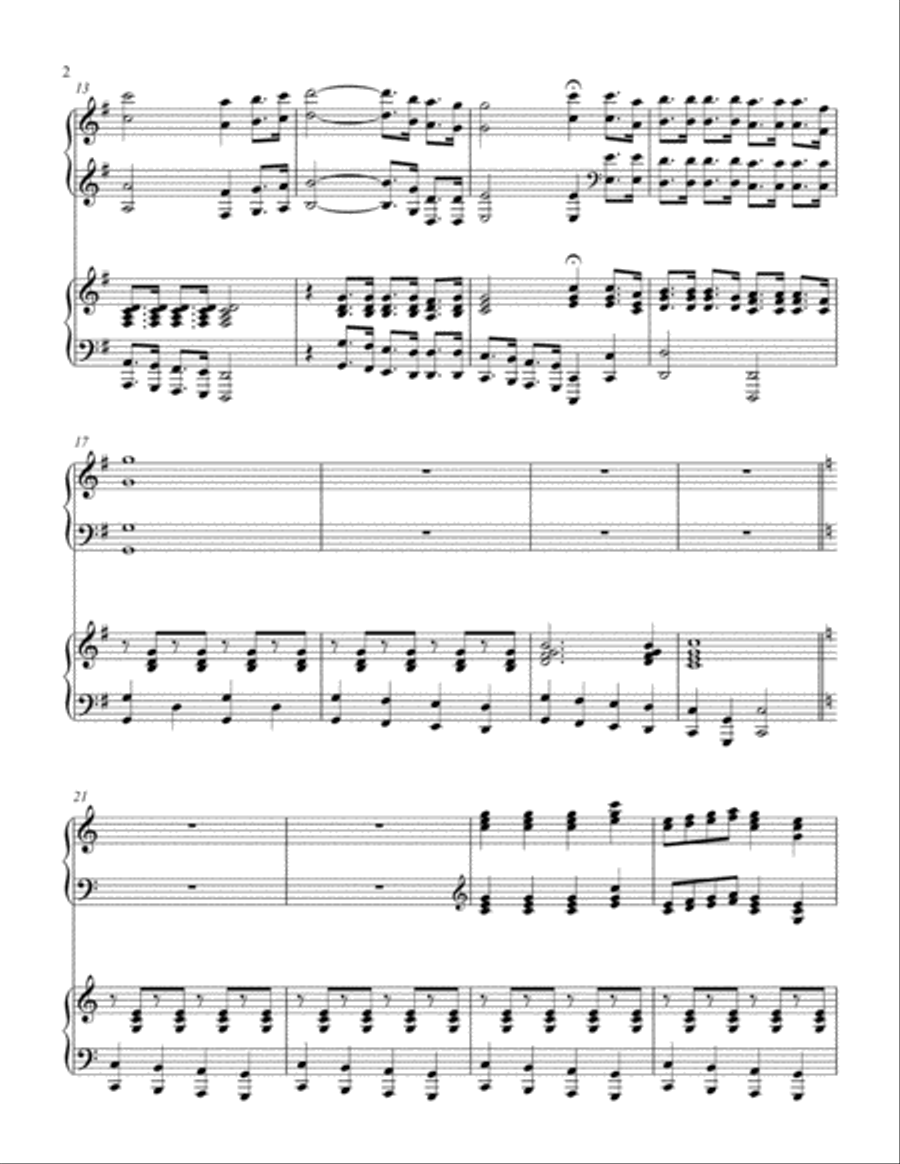 When We Get To Heaven (2 piano duet) 2 Pianos, 4-Hands scores gallery preview page 3