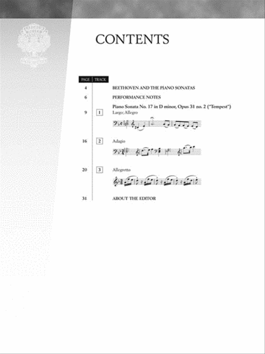 Beethoven: Sonata No. 17 in D Minor, Op. 31, No. 2 (Tempest) Piano Solo scores gallery preview page 3