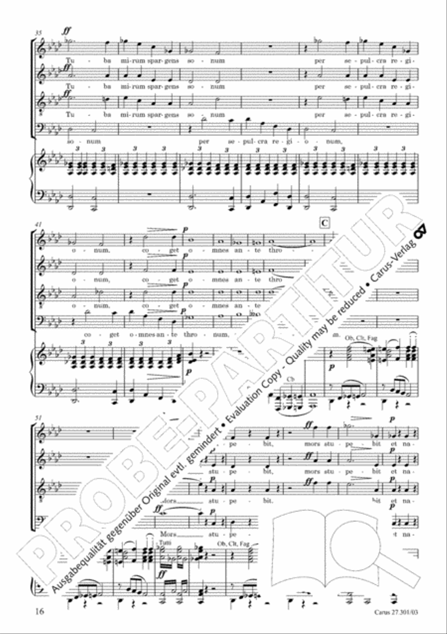 Requiem in F minor Requiem in F minor 4-Part scores gallery preview page 21