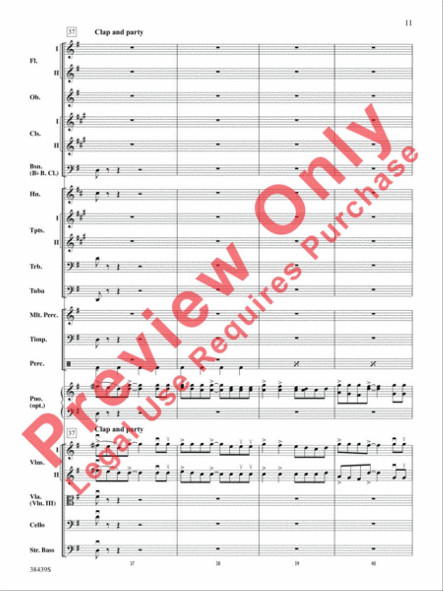 Born This Way Full Orchestra scores gallery preview page 12