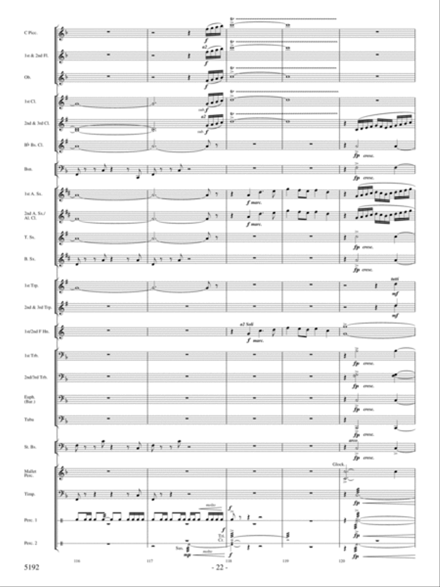 Main Street Celebration Concert Band scores gallery preview page 21