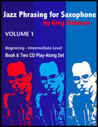 Book cover for Jazz Phrasing for Saxophone, Volume 1