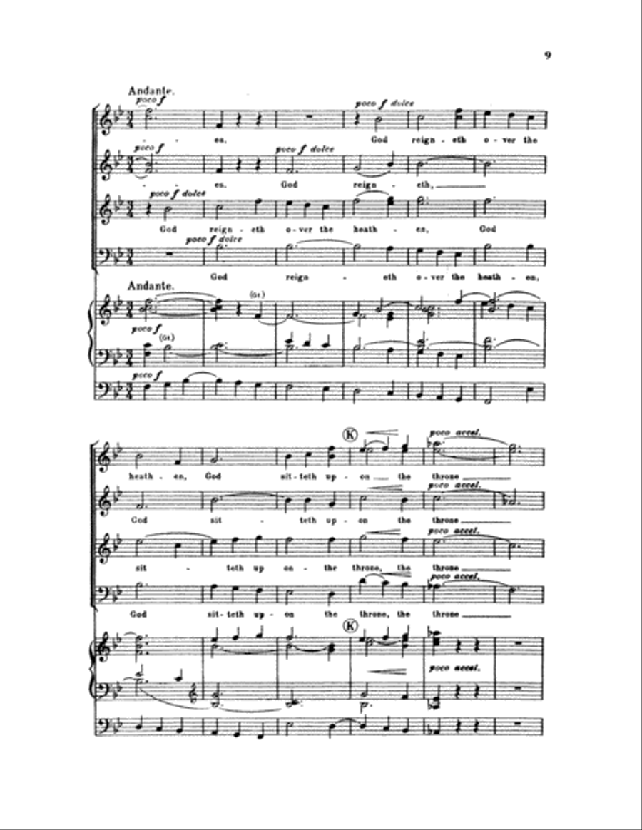 O Clap Your Hands (Choral Score) 4-Part scores gallery preview page 9