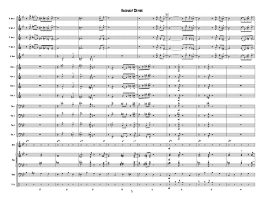 Backseat Driver Jazz Ensemble scores gallery preview page 5