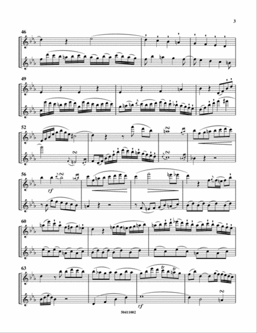 Duo Concertant, Op. 81, No. 2 Flute Duet scores gallery preview page 3