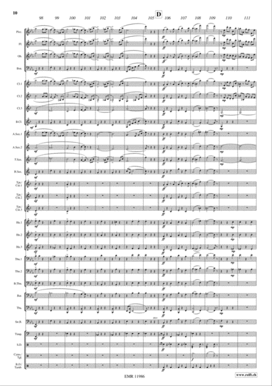 Coppelia Concert Band scores gallery preview page 11
