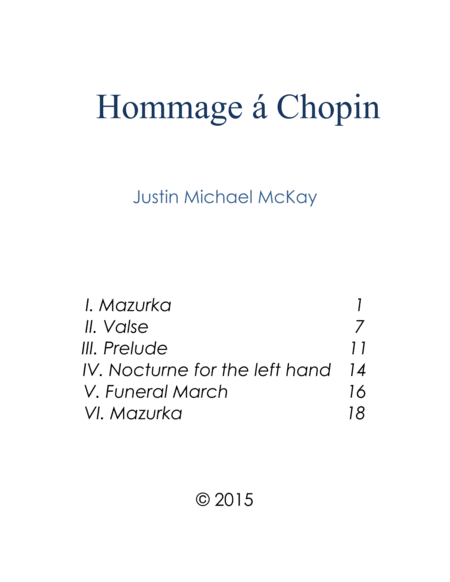 Hommage a Chopin