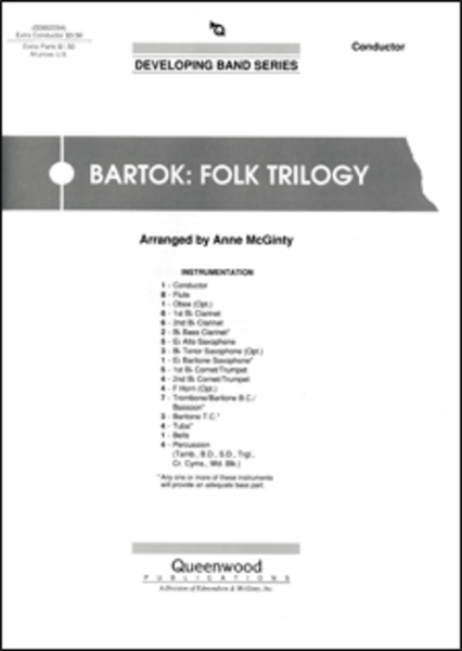 Bartok: Folk Trilogy - Score image number null