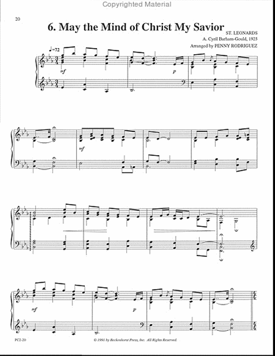 Portraits of Praise Portraits of Praise Piano Solo scores gallery preview page 6
