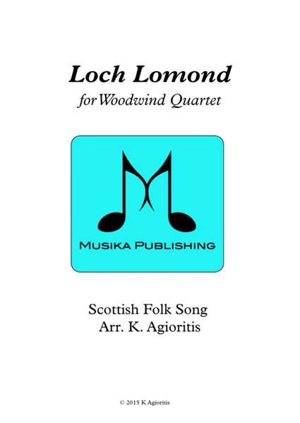 Loch Lomond - for Woodwind Quartet image number null