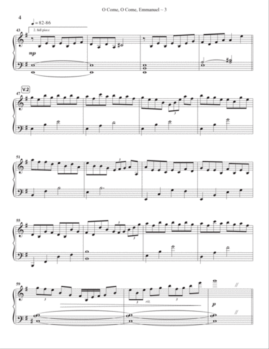 In Heavenly Peace - Christmas Piano solos Piano Solo scores gallery preview page 6