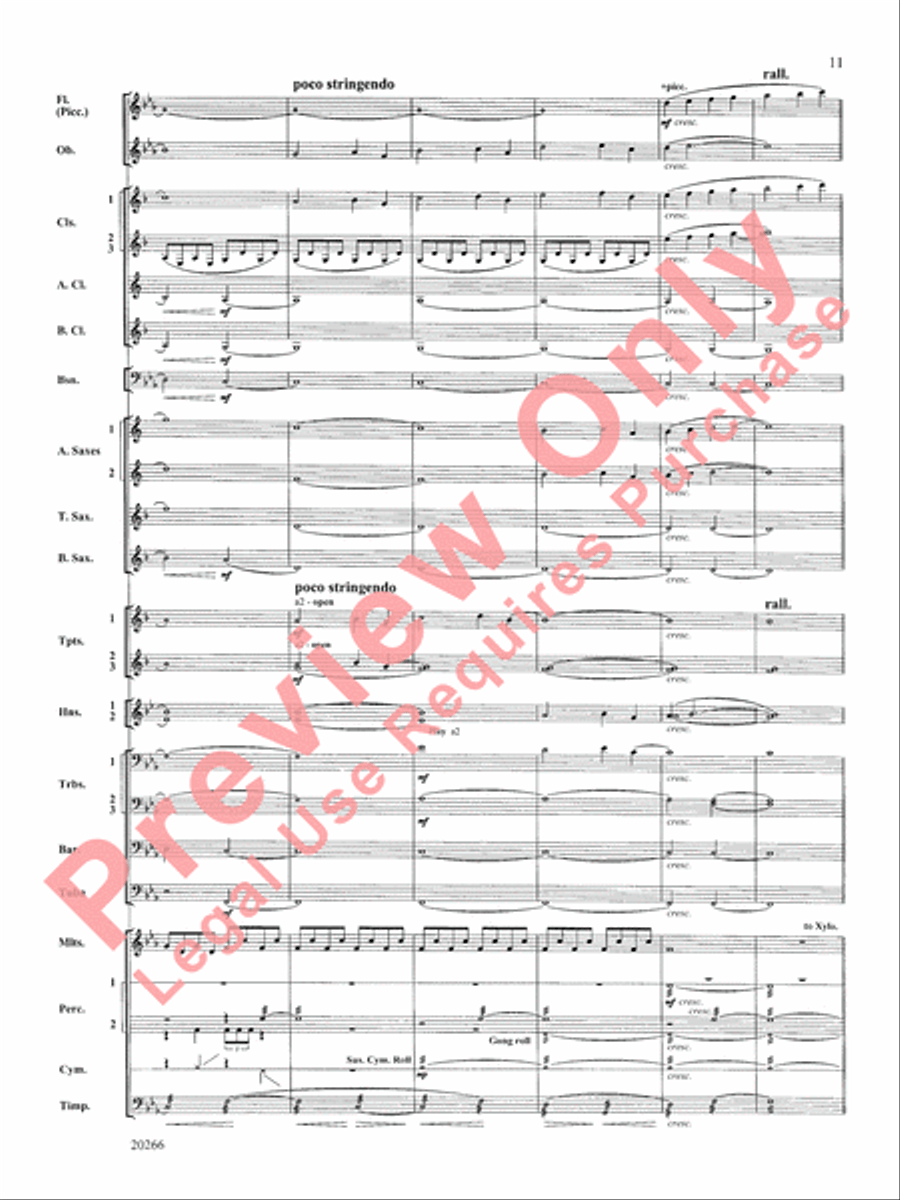 Ghost Fleet Concert Band scores gallery preview page 12