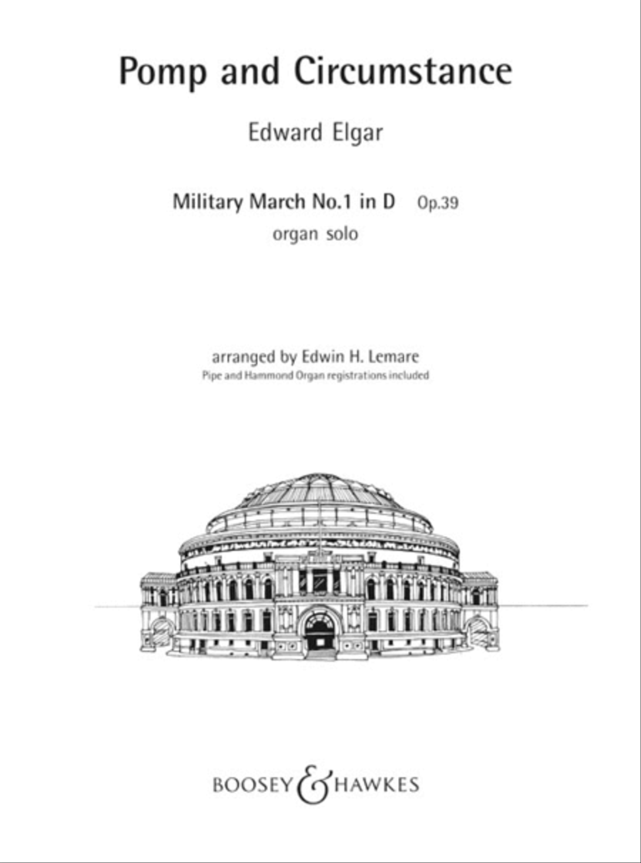 Pomp and Circumstance, Op. 39 Organ scores gallery preview page 1