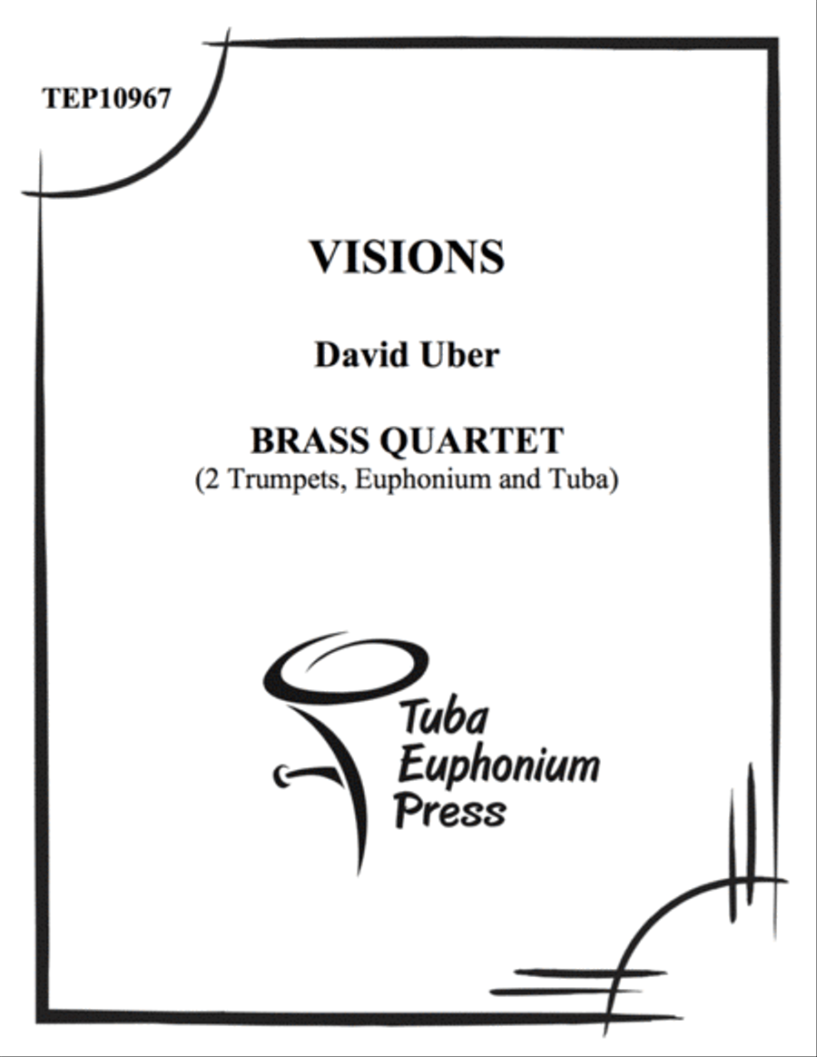Visions Brass Quartet scores gallery preview page 1
