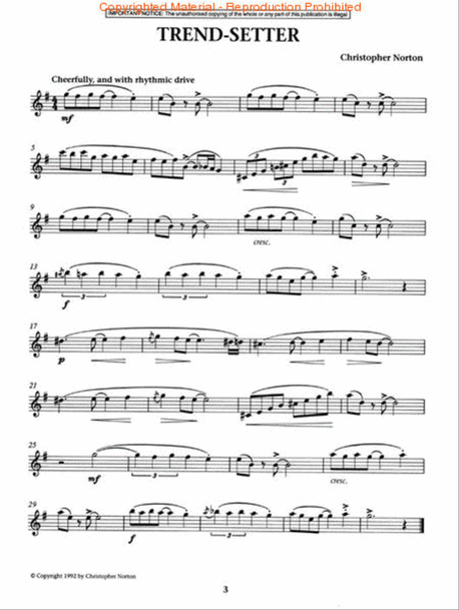 Practice Sessions for Saxophone Saxophone Solo scores gallery preview page 2