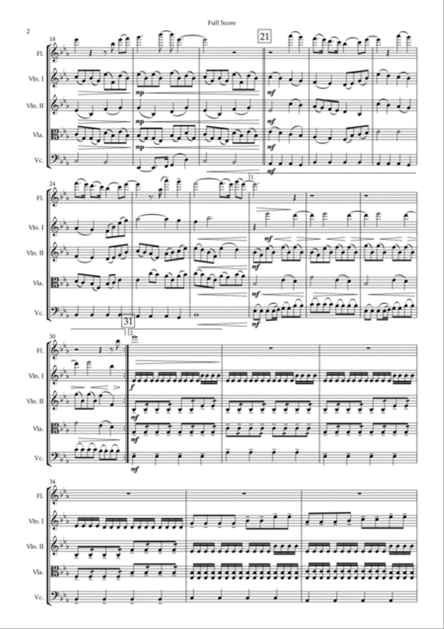 Fix You Small Ensemble scores gallery preview page 2