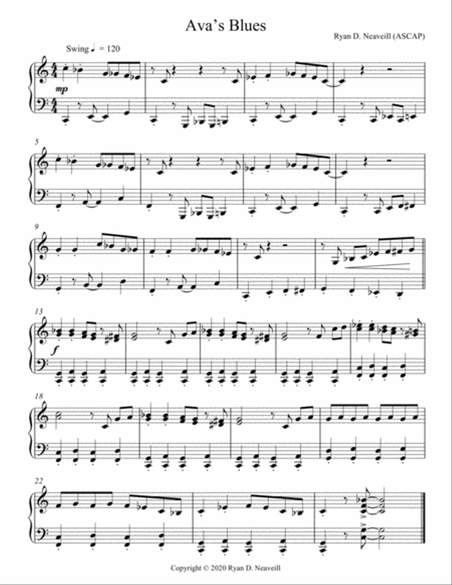 Your Blues Piano Book: Volume I Piano Method scores gallery preview page 5