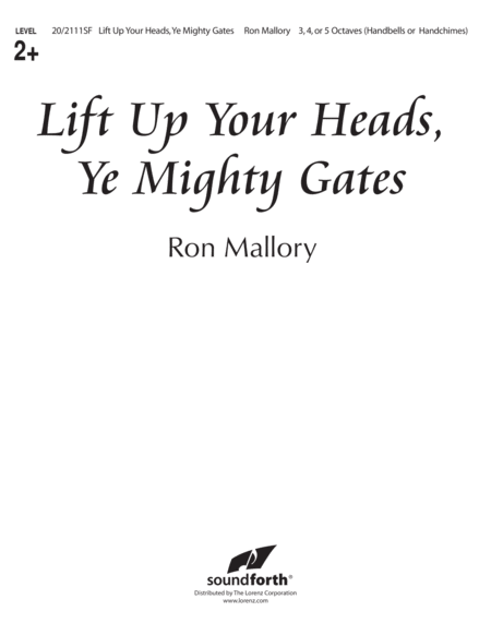 Lift Up Your Heads, Ye Mighty Gates