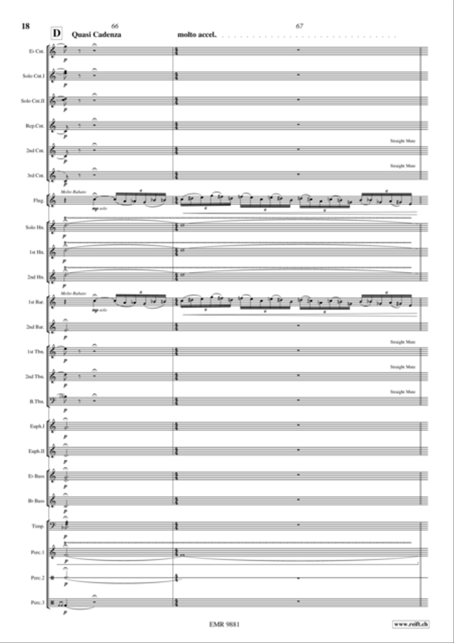 Blue Horizons Brass Band scores gallery preview page 21