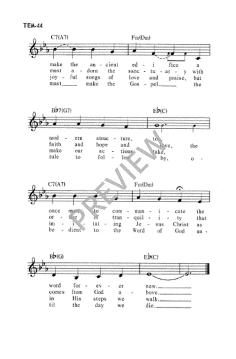 Happy the Man Unison Choir scores gallery preview page 20