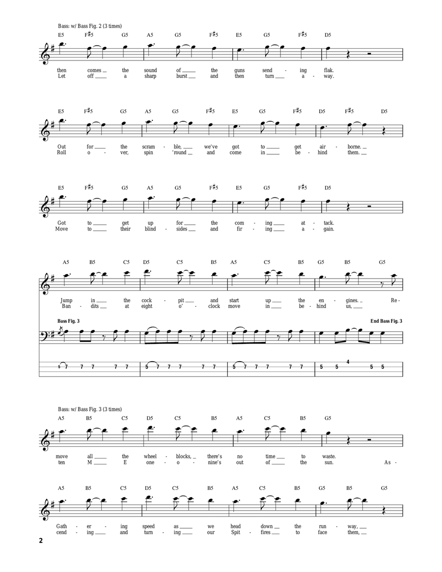 Aces High Acoustic Guitar scores gallery preview page 2