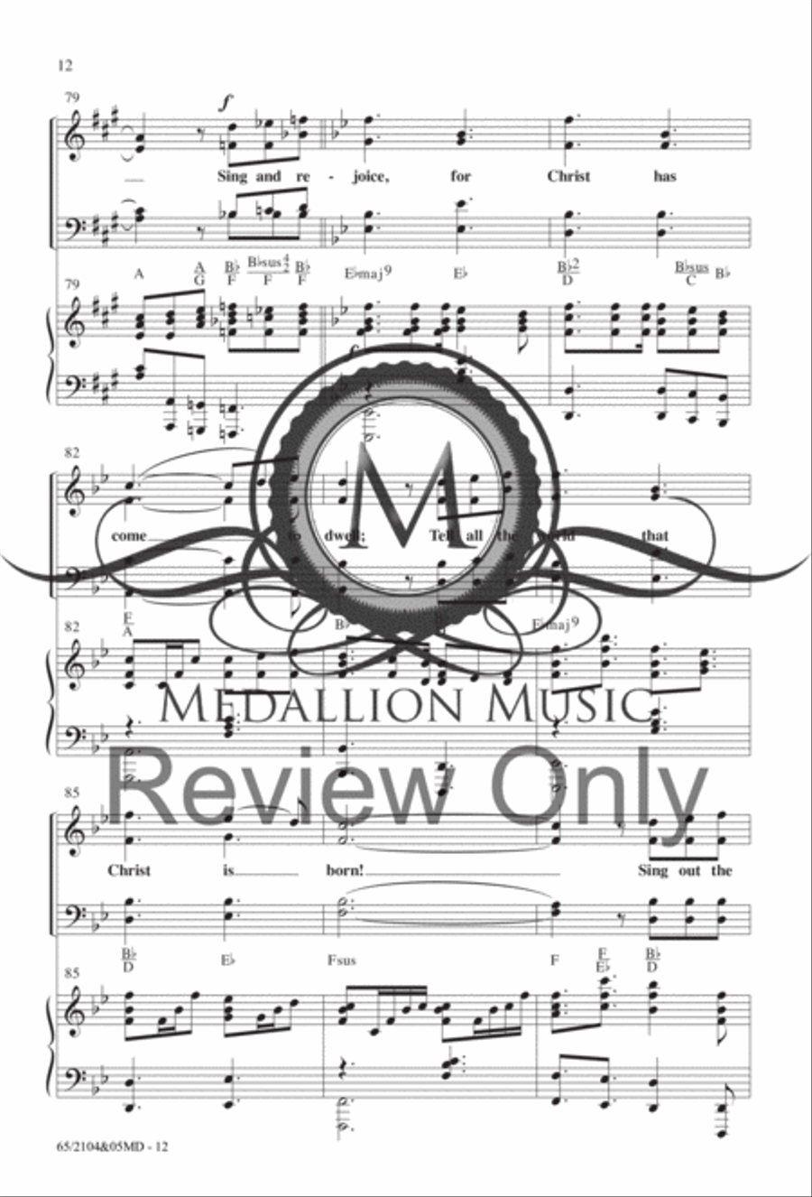 Love Made a Way - SATB with Performance CD 4-Part scores gallery preview page 13