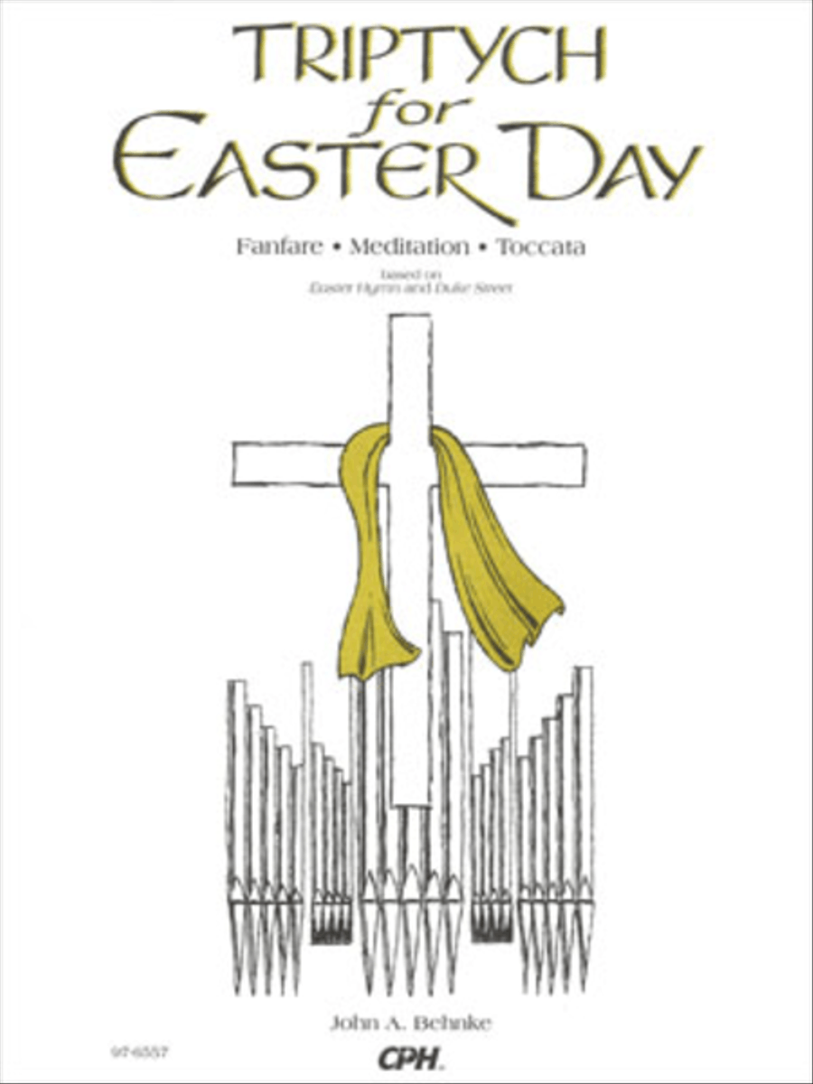 A Triptych for Easter Day Organ scores gallery preview page 1