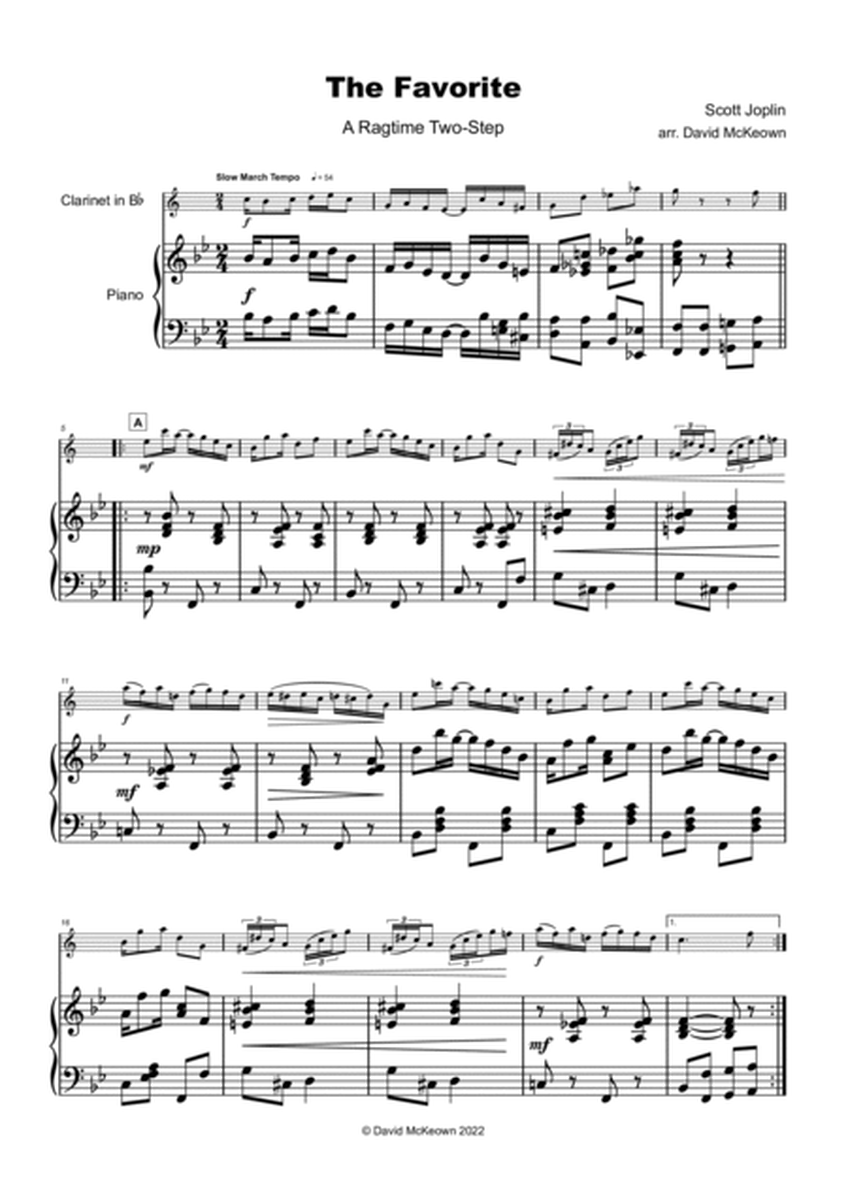 The Favorite for solo Clarinet and Piano