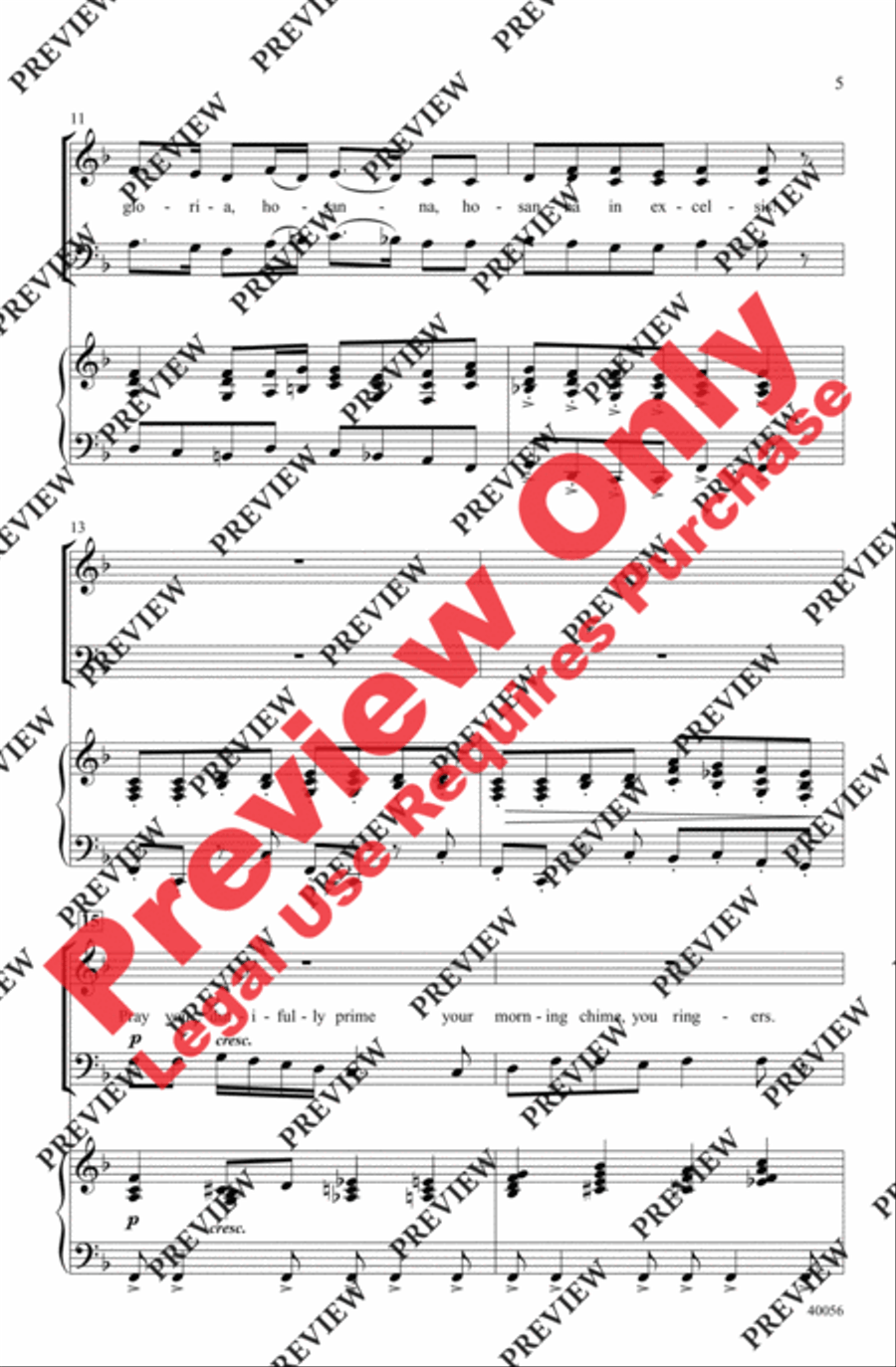 Ding Dong! Merrily on High 3-Part scores gallery preview page 4