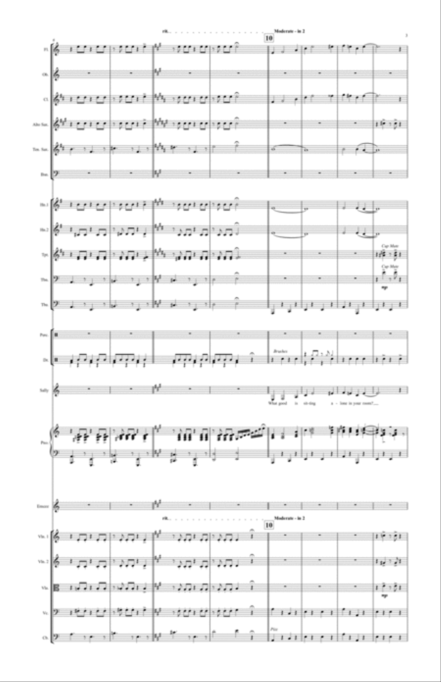Cabaret Cabaret Full Orchestra scores gallery preview page 4