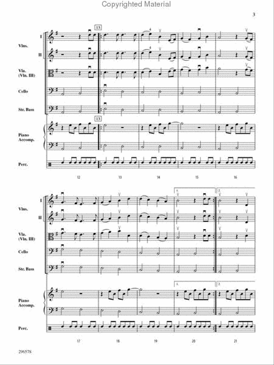 Gamelan (from Cirque du Soleil's O) Gamelan (from Cirque du Soleil's O) String Orchestra scores gallery preview page 3