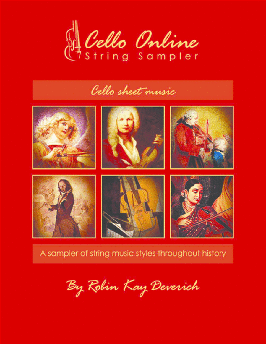 Cello String Sampler Sheet Music Cello Solo scores gallery preview page 1