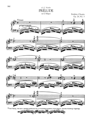 Book cover for Prélude in G Major, Op. 28, No. 3