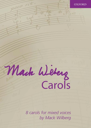 Book cover for Mack Wilberg Carols