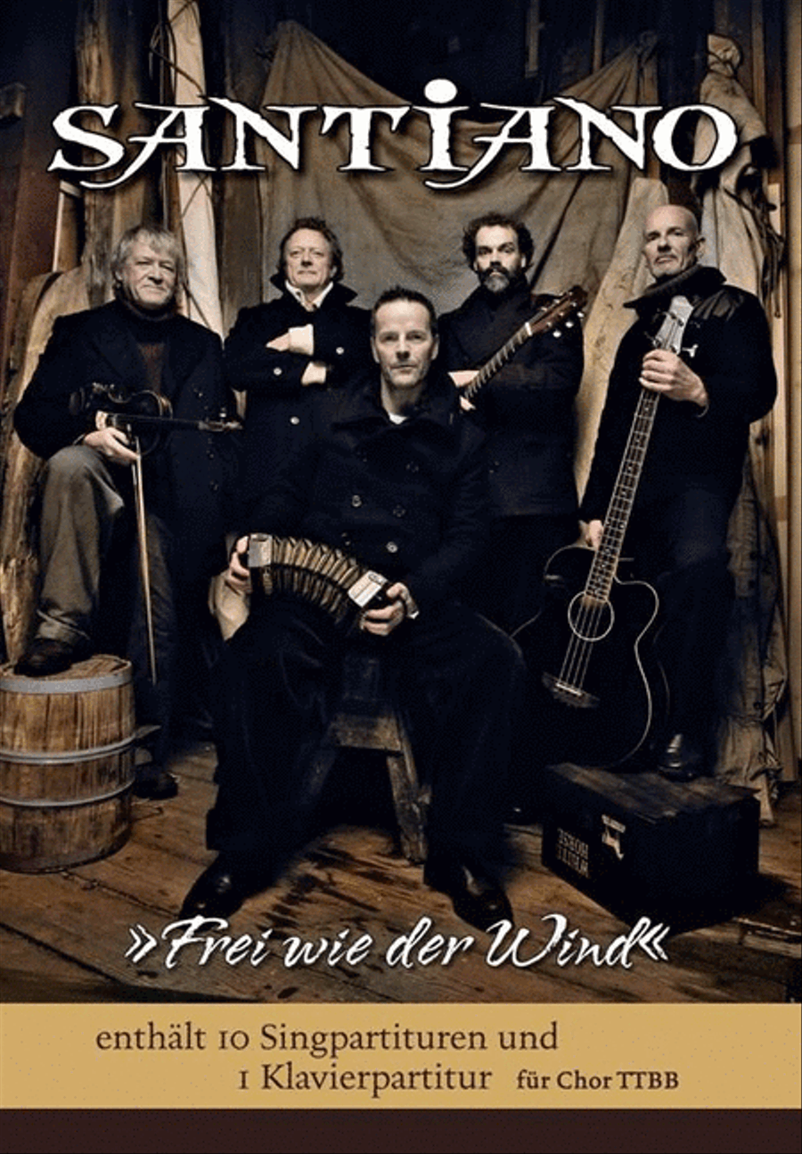 Santiano: Frei wie der Wind TTBB scores gallery preview page 1